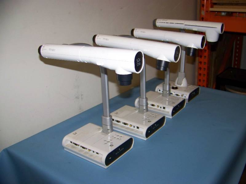 lot 76 image: (4) Elmo, Document Cameras