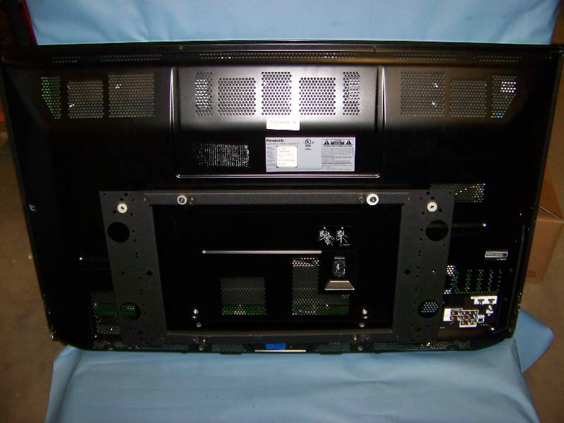 lot 1 image: 50, Panasonic, HDTV  Television with Remote Control, Table Stand and Chief, Wall Mount