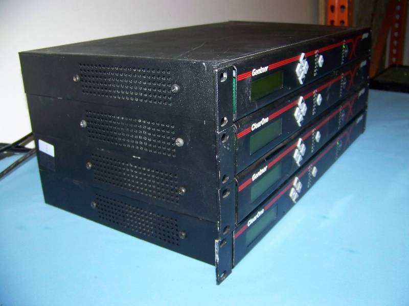 lot 81 image: (4) ClearOne  Gentner, XAP800, Conferencing Systems  Mic Mixers with Noise Cancellation