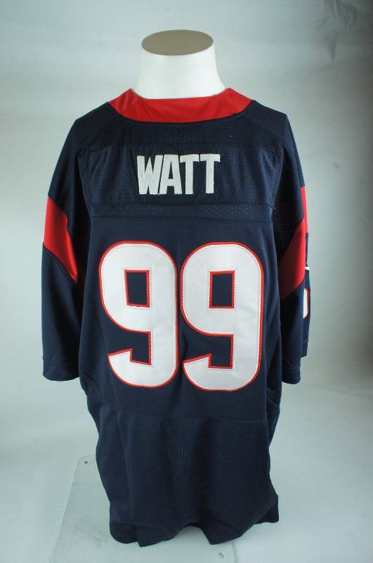 lot 14 image: J.J. Watt Size XXX-Large Navy Houston Texans Jersey