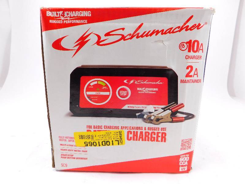 Schumacher Rugged 10 Amp Battery Charger