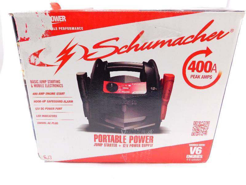 Schumacher 400 Amp Portable Power Jump Starter