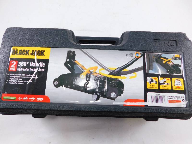 2 Ton Trolley Jack w360° Swivel Handle & Carrying Case