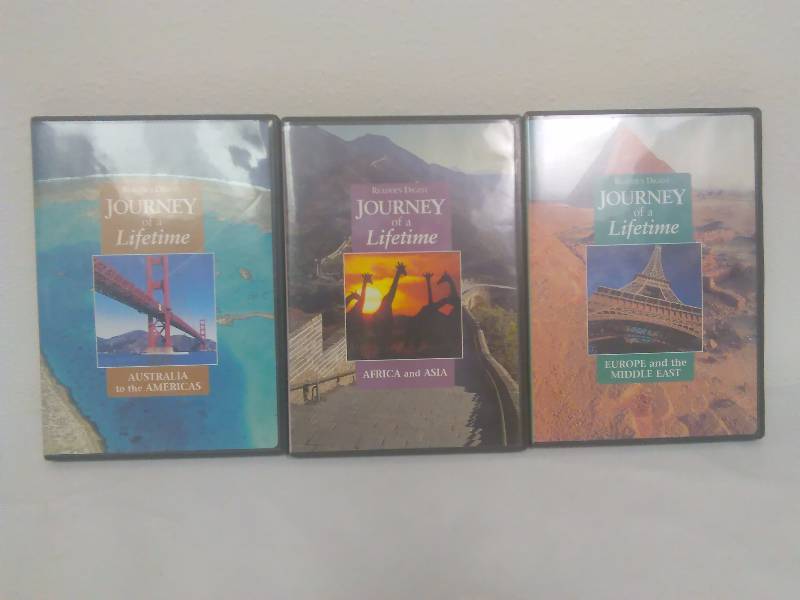 lot 15 image: Readers Digest - Journey of A Lifetime (3) DVDS