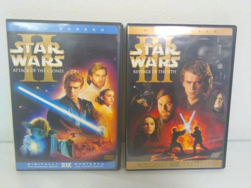 lot 34 image: DVD Movie (2) Star Wars II and III