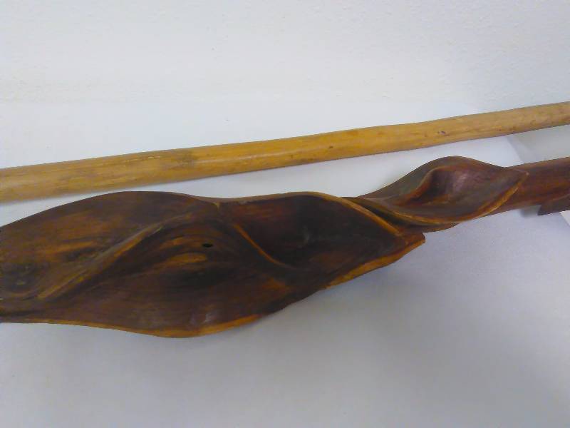 lot 42 image: Walking stick and cane