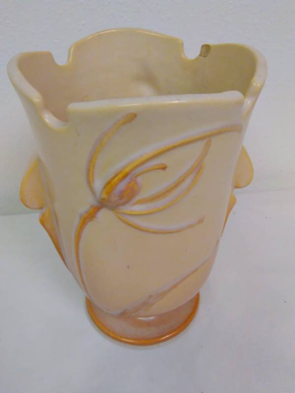 lot 46 image: Roseville Vase, with history of ownership
