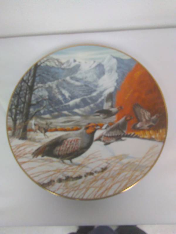 lot 105 image: Ken Michaelsen Plate, Grey Partridge in December, 1984 Limited First Edition