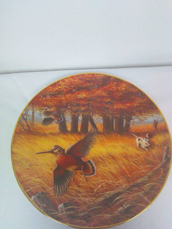 lot 107 image: Ken Michaelsen Plate, Woodcocks in September, 1984 Limited First Edition