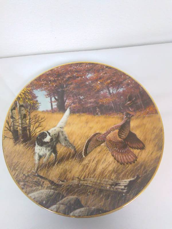 lot 109 image: Ken Michaelsen Plate, Ruffed Grouse in November, 1984 Limited First Edition