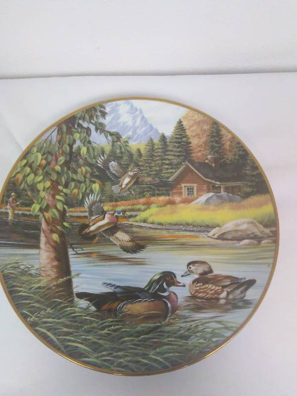 lot 110 image: Ken Michaelsen Plate, North American Wood Ducks in June, 1984 Limited First Edition