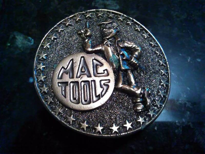 lot 214 image: Vintage Belt Buckle, MAC Tools, Limited Edition