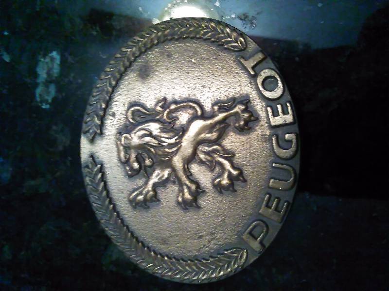 lot 228 image: Vintage Belt Buckle, PEUGEOT