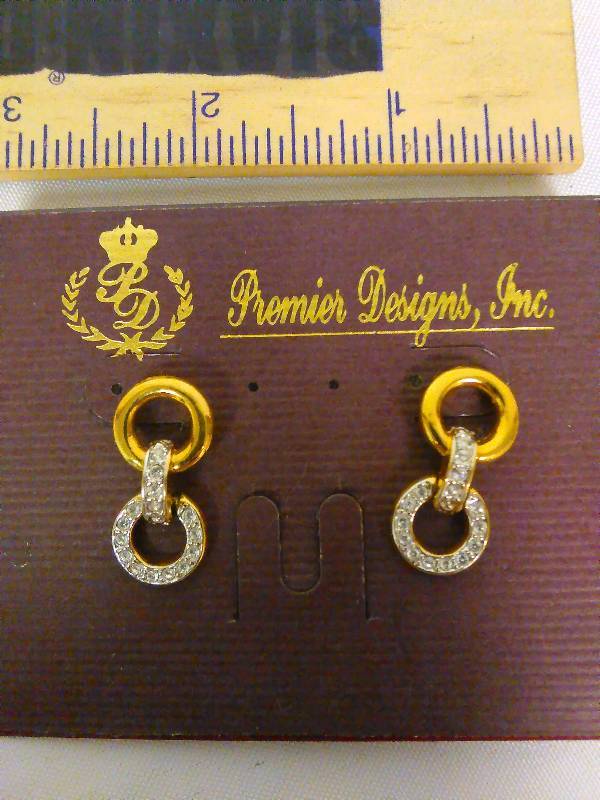 lot 150 image: Premier Designs Inc. Pierced Earrings, #34, Understated