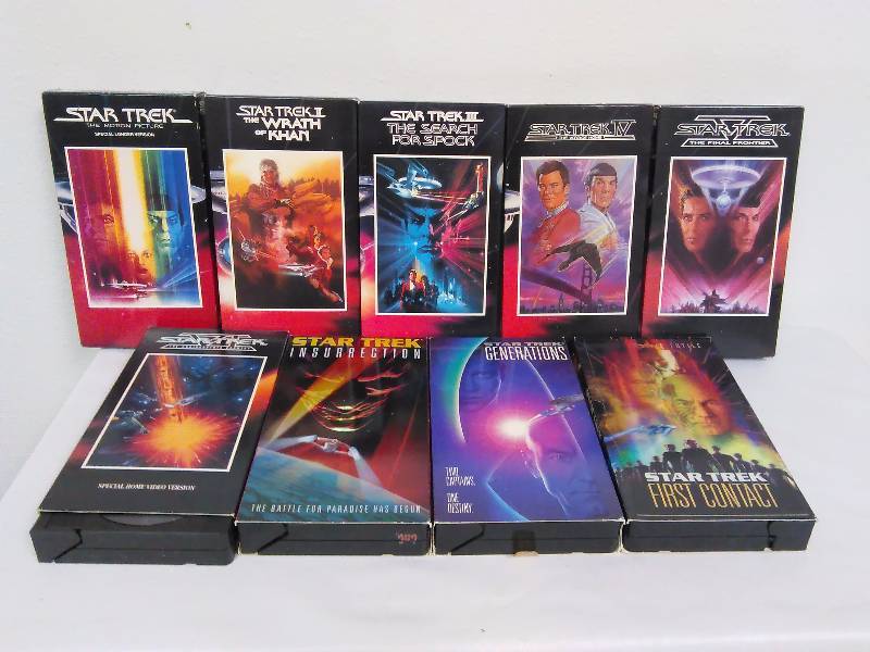 lot 172 image: Star Trek VHS Movies (9)