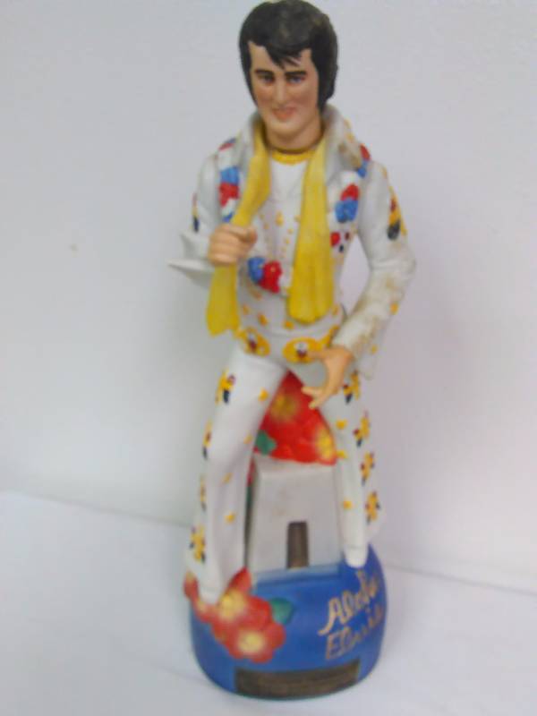 lot 186 image: McCormick Elvis Presley USS Arizona Elvis Aloha Musical Decanter
