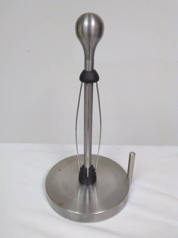 lot 192 image: Kamenstein Perfect Tear Stainless Steel Paper Towel Holder