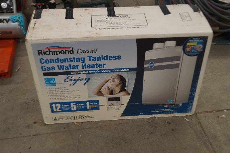 lot 1 image: New Tankless Gas Water Heater