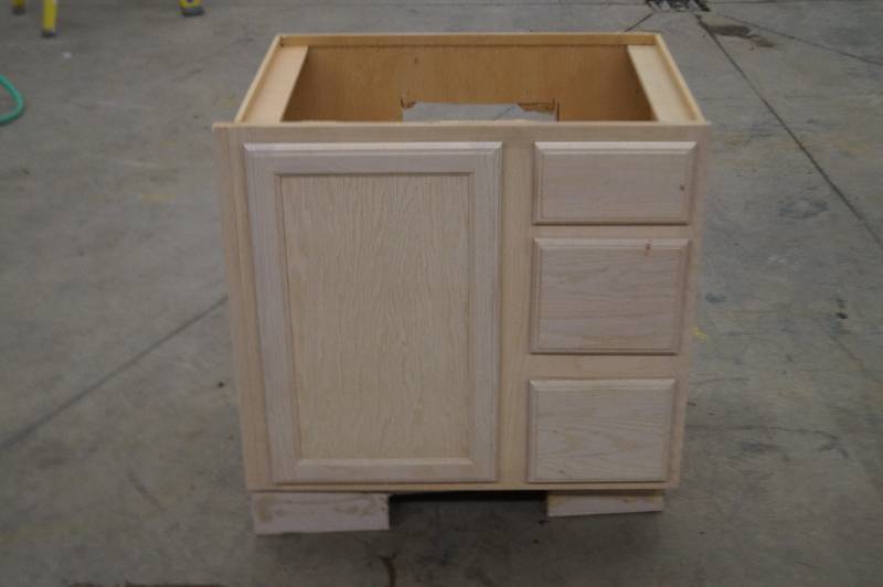 lot 34 image: Vanity Base Cabinet