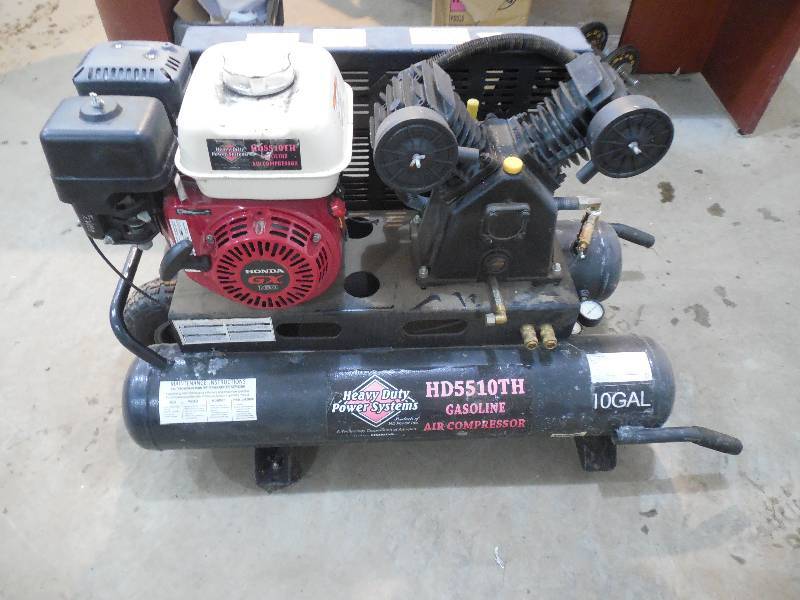 lot 4 image: Model HD5510TH gas powered industrial contractors series Compressor