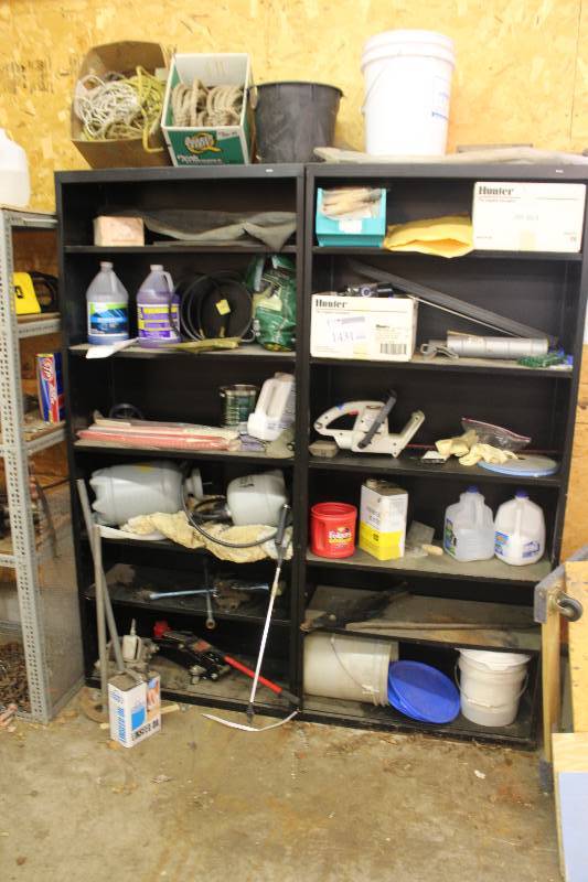 lot 1432 image: Lot of (2) Shelving Units