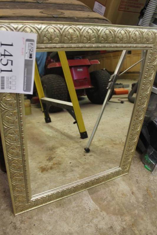 lot 1451 image: Framed Wall Mirror