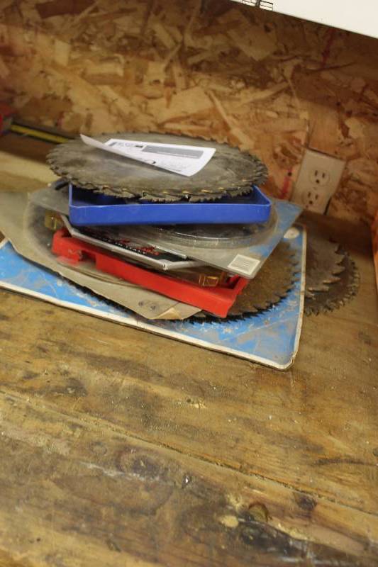 lot 1470 image: Lot of (15) Various Type Circular Saw Blades