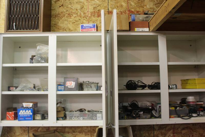 lot 1475 image: Contents of (2) Cabinets Includes Tools, Hardware