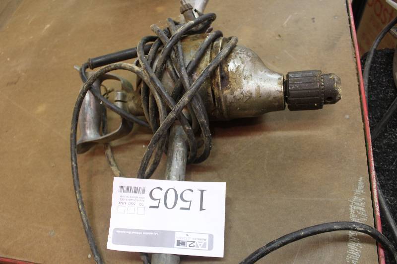 lot 1505 image: Electric Drill Needs Cord Replaced
