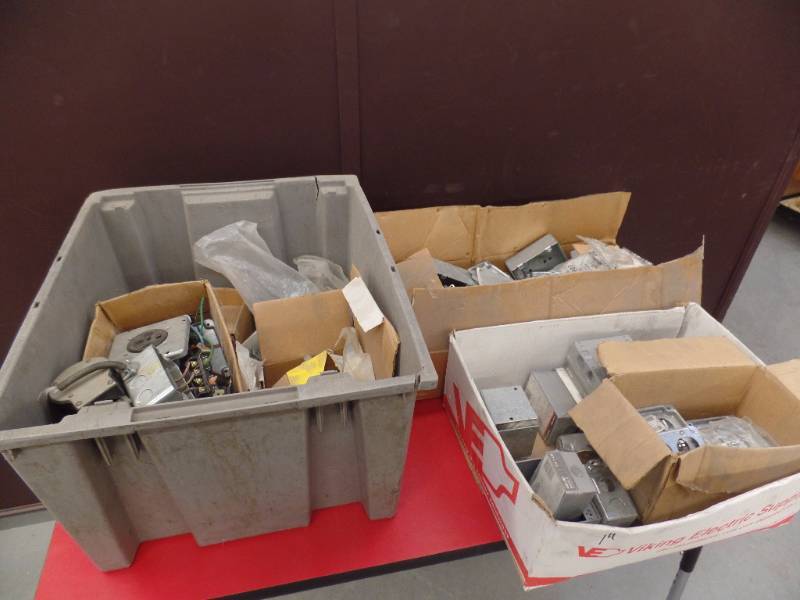 Large Selection of Electrical Boxes, Faceplates, and Misc. Equipment