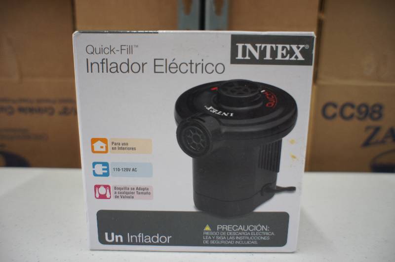 lot 34 image: Intex Quick-Fill AC Electric Airbed Pump 078257308385