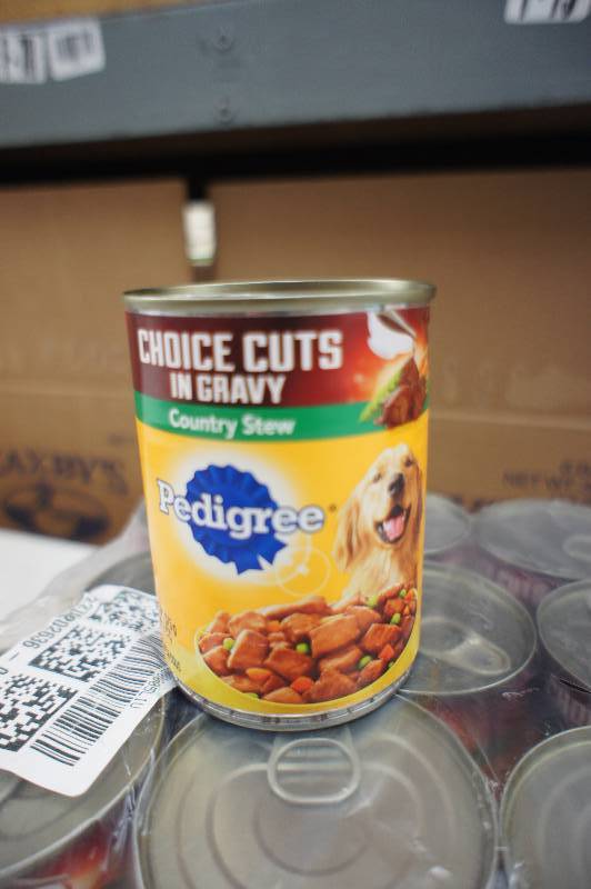 lot 10 image: Lot of 12 Cans of Pedigree Choice Cuts in Gravy Country Stew Dog Food 13.2 oz - Exp 618