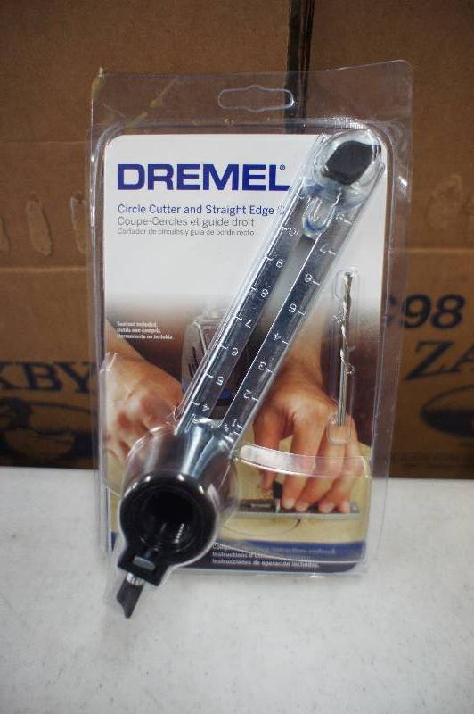 lot 20 image: New Dremel Hole Circle Cutter Attachment 678-01 .75 to 12  Depth Adjust