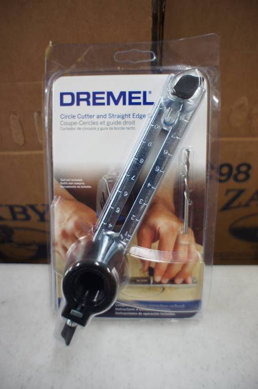 lot 22 image: New Dremel Hole Circle Cutter Attachment 678-01 .75 to 12  Depth Adjust