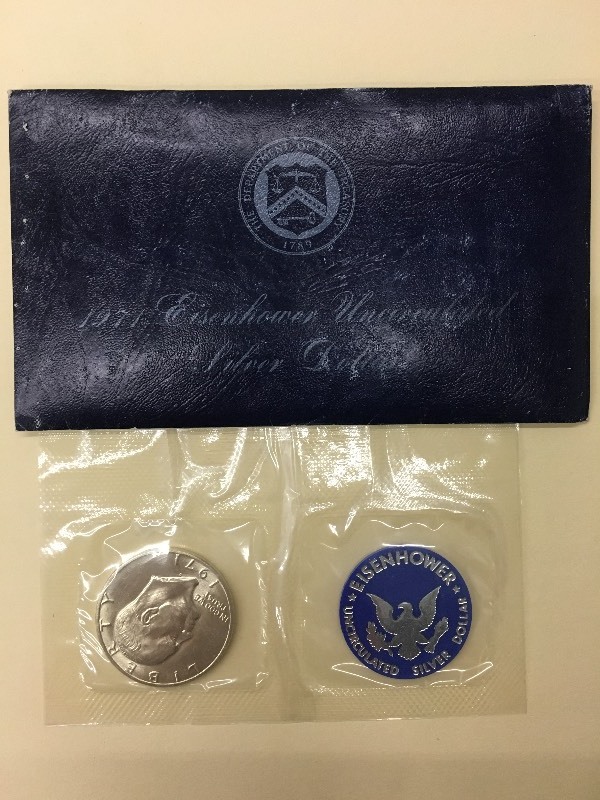 1971 Uncirculated Eisenhower Silver...