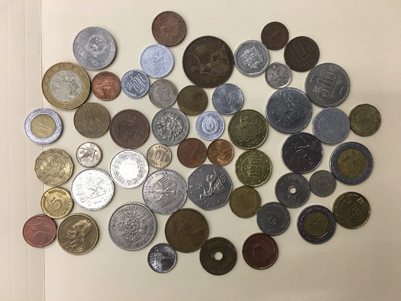 (50) Different Coins From All Over ...