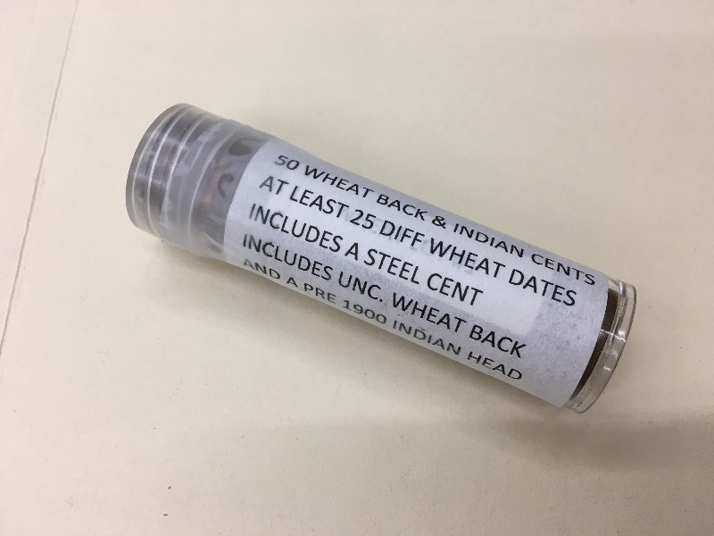 (1) Roll Of Whaet & Indian Cents A...