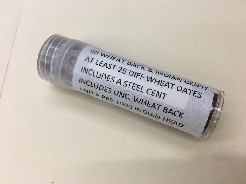 (1) Roll Of Whaet & Indian Cents A...