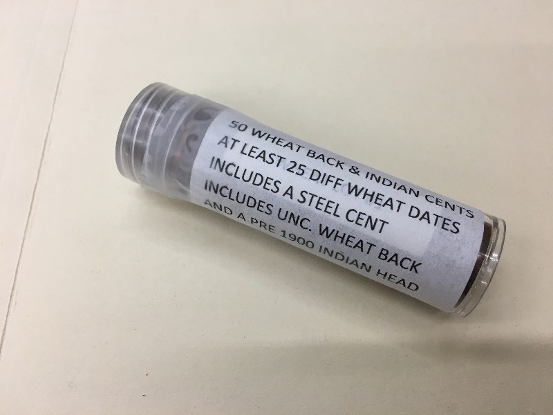 (1) Roll Of Whaet & Indian Cents A...