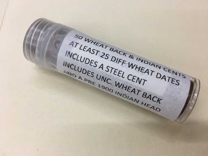 (1) Roll Of Whaet & Indian Cents A...