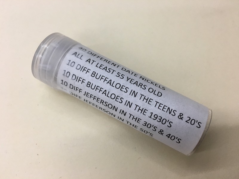 (1) Roll Of (40) Different Nickels ...