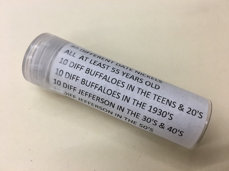(1) Roll Of (40) Different Nickels ...