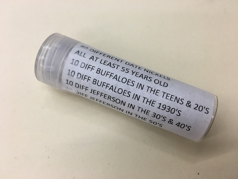 (1) Roll Of (40) Different Nickels ...