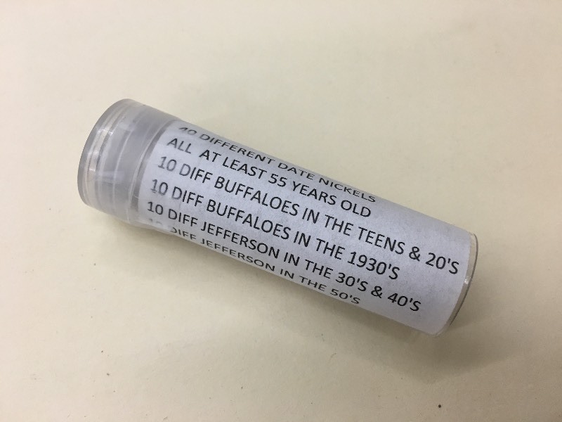 (1) Roll Of (40) Different Nickels ...