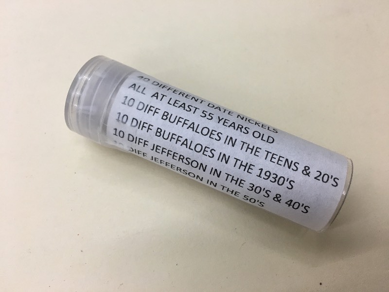 (1) Roll Of (40) Different Nickels ...