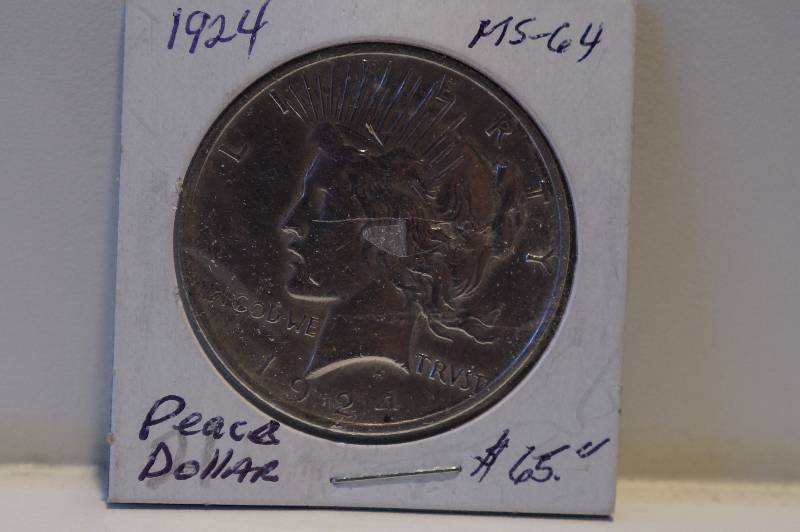 1924 Silver Peace Dollar