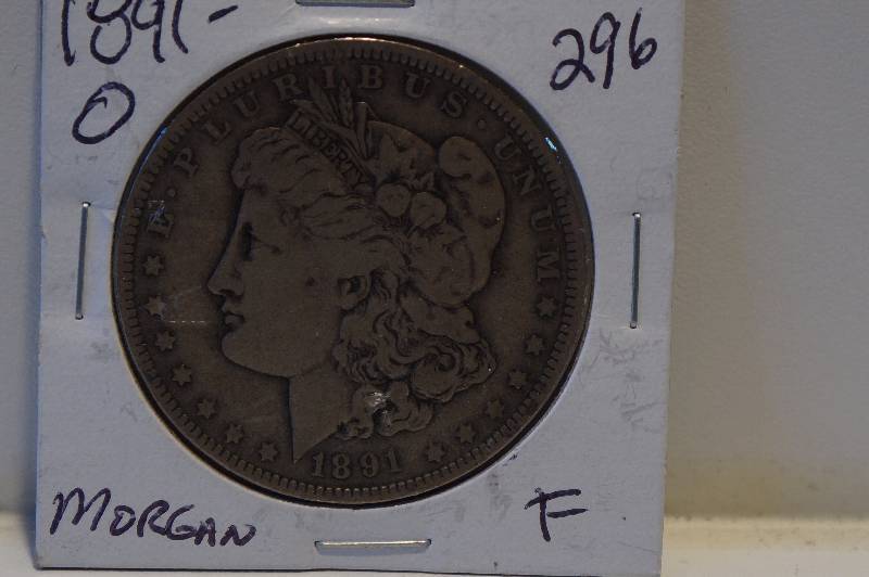 1891-O Morgan Silver Dollar