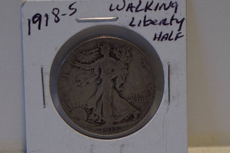 1918-S Walking Liberty Half Dollar