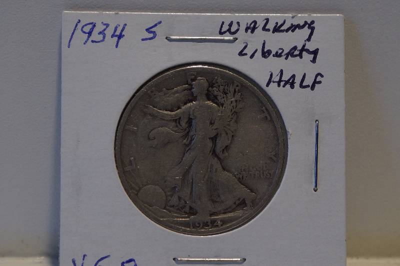 1934-S Walking Liberty Half Dollar