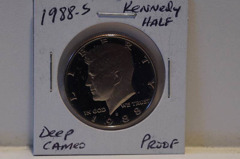 1988-S Deep Cameo Proof Kennedy Half Dollar